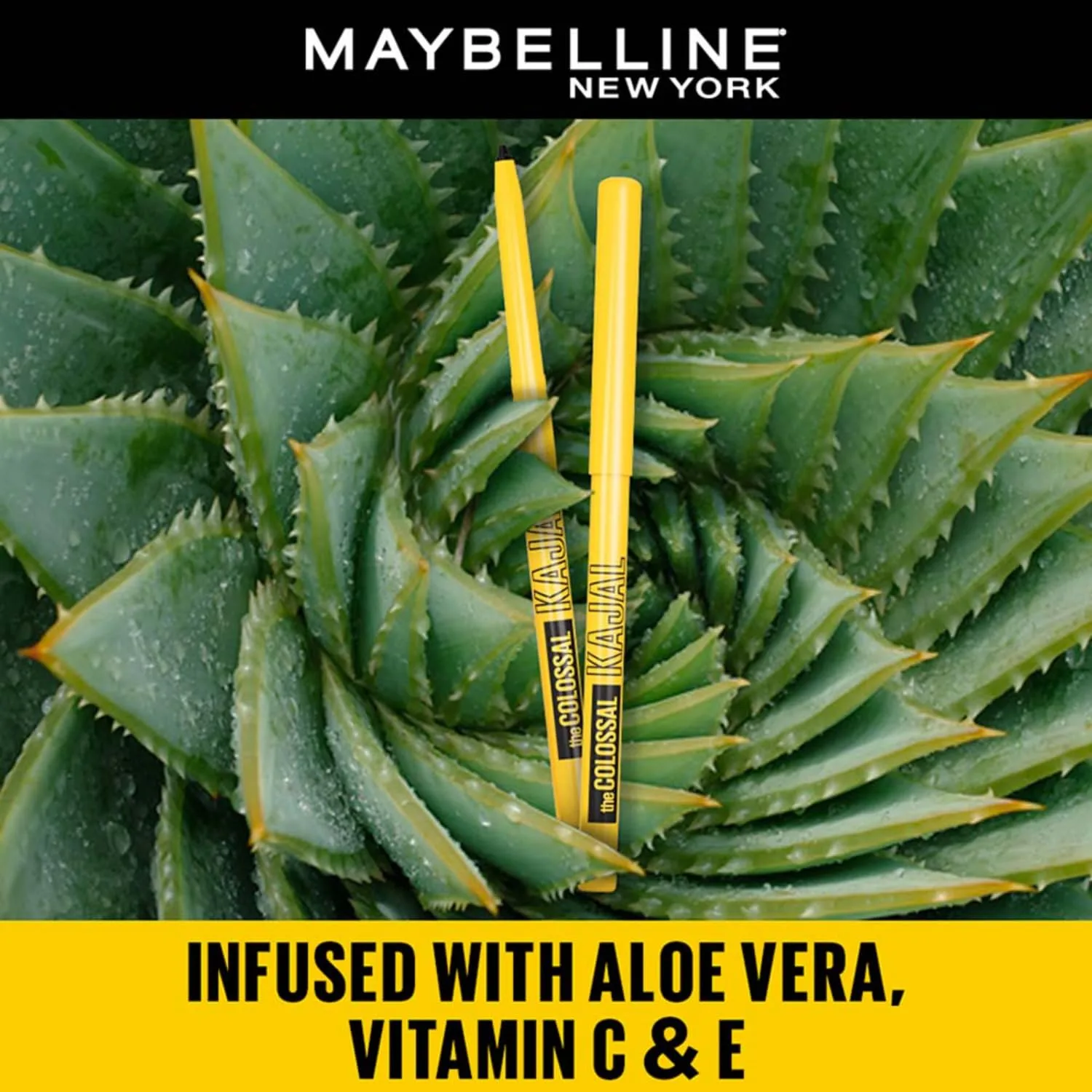 In-Depth Review: best kajal eyeliner - Maybelline New York Colossal Kajal, Intense Colour, Waterproof, Long lasting 24Hrs Stay, Black, 0.35g variant 5 Maybelline New York Colossal K - view 4