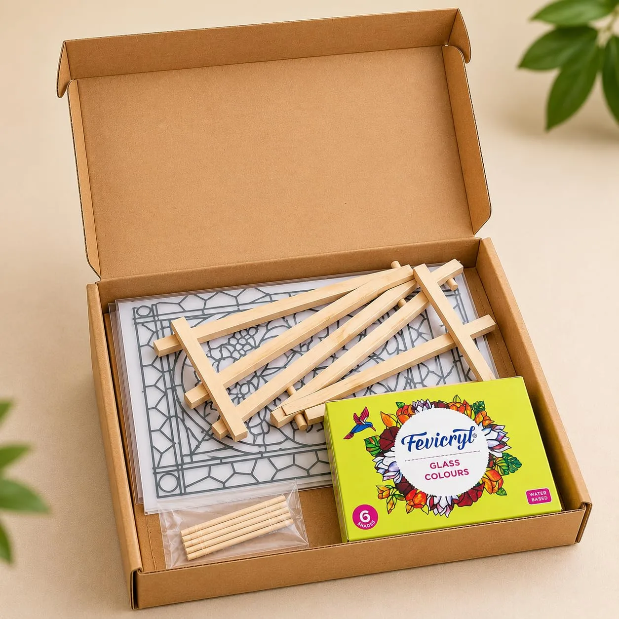 In-Depth Review: best glass painting kit - The brown box Glass Painting Kit for Adults & Teens | DIY Stained Glass Art Craft Kit with 2 Printed D 3 The brown box Glass Pai - view 2