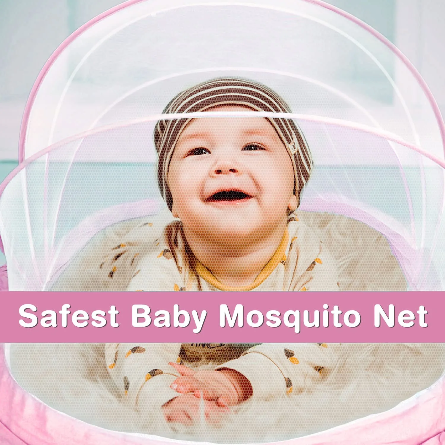 In-Depth Review: best baby mosquito net - LifeKrafts Foldable Baby Mosquito Net for Bed | Bottomless Portable Net for Babies & Toddlers (0–36 M 5 LifeKrafts Foldable Baby Mosqu - view 4