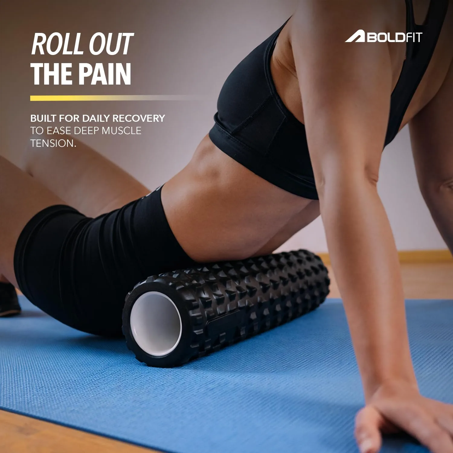 In-Depth Review: best foam roller for muscles - Boldfit Foam Roller for Back Pain, Deep Tissue Massage and Body Pain High Density Foam Roller for Exer 4 Boldfit Foam Roller for Bac - view 3