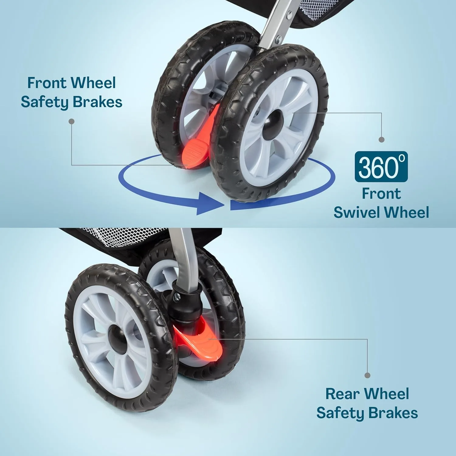 In-Depth Review: best baby stroller india - LuvLap Sunshine Baby Stroller/Pram for 0 to 3 Years, New Born/Toddler/Kid, 5 Point Safety Harness, Adjusta 7 LuvLap Sunshine Baby Strol - view 6