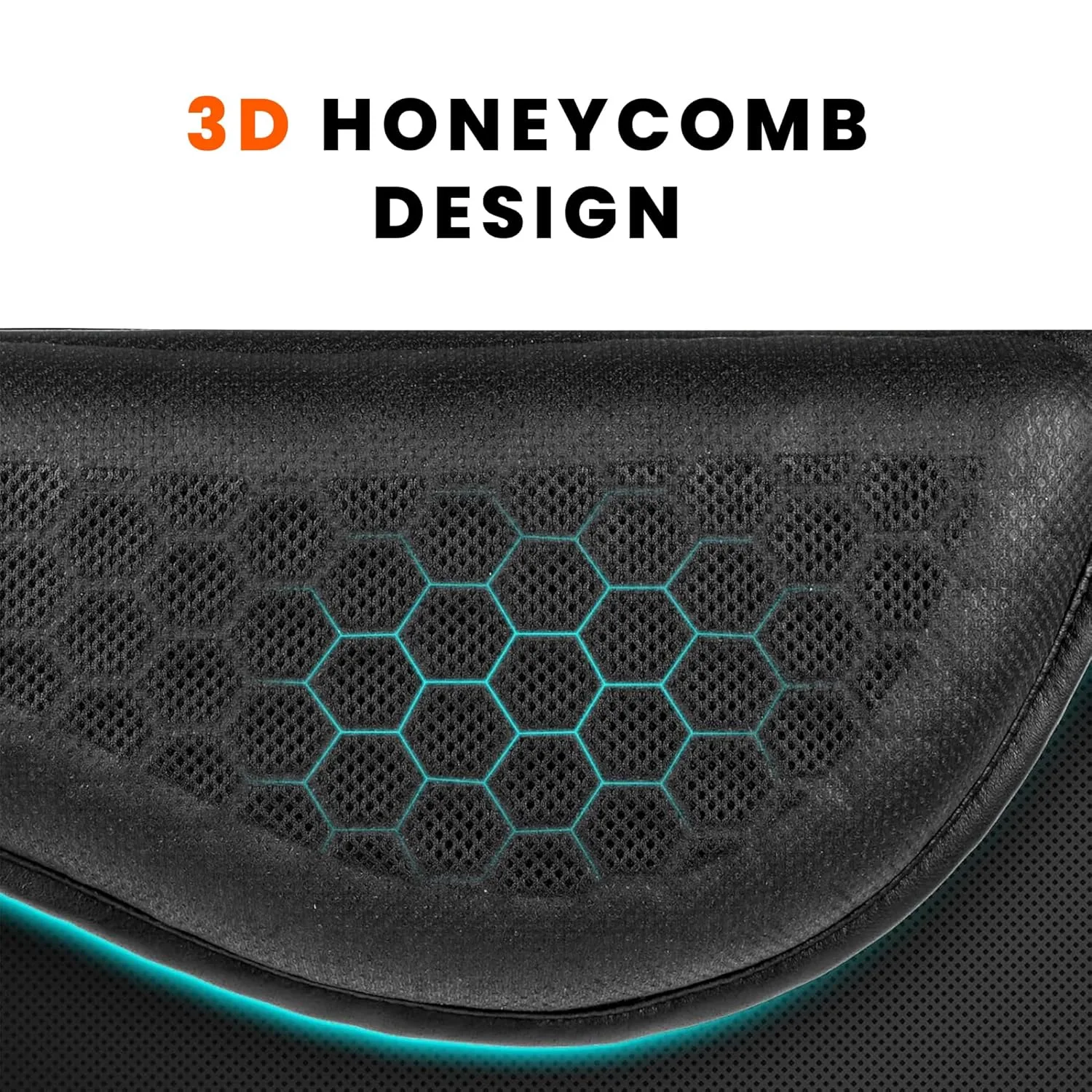 In-Depth Review: best bike seat cushion - GRAND PITSTOP Gel Air Seat Cushion | 3D Honeycomb Gel Structure | Universal Fit | Detachable Cover | Ideal f 8 GRAND PITSTOP Gel Air Sea - view 7