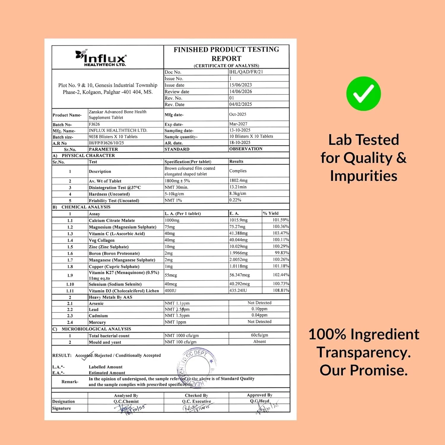 Zanskar Advanced Bone Healt - view 8
