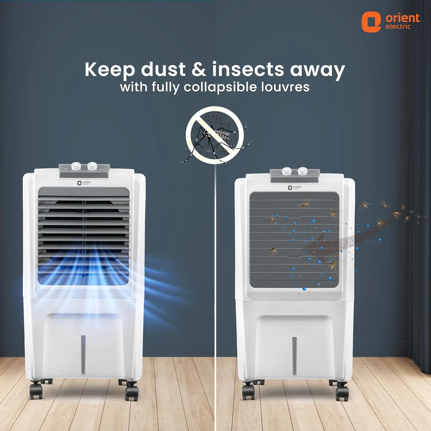 In-Depth Review: best cooler for home - Orient Electric Durachill 40 L Portable Air Cooler For Home | Densenest Honeycomb Pads |More Air Delivery | Fu 7 Orient Electric Durachill - view 6
