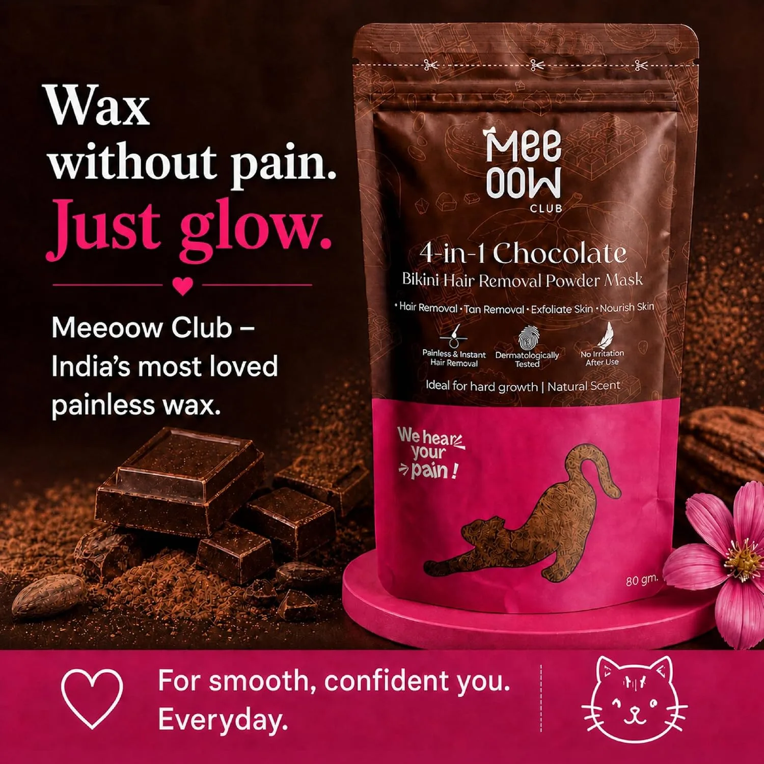 best waxing kit home - 4 in 1 Chocolate Bikini Line Hair Rem 6 4 in 1 Chocolate Biki - view 6