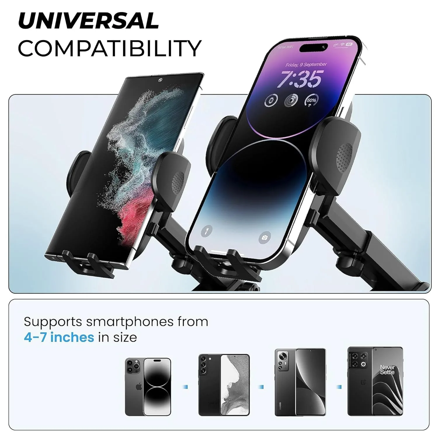 In-Depth Review: best car phone holder - Kratos Grip X3 Premium Mobile Holder for Car with Back Button Unlocking Mechanism, Strong Suction Cup, 360° 7 Kratos Grip X3 Premium Mob - view 6