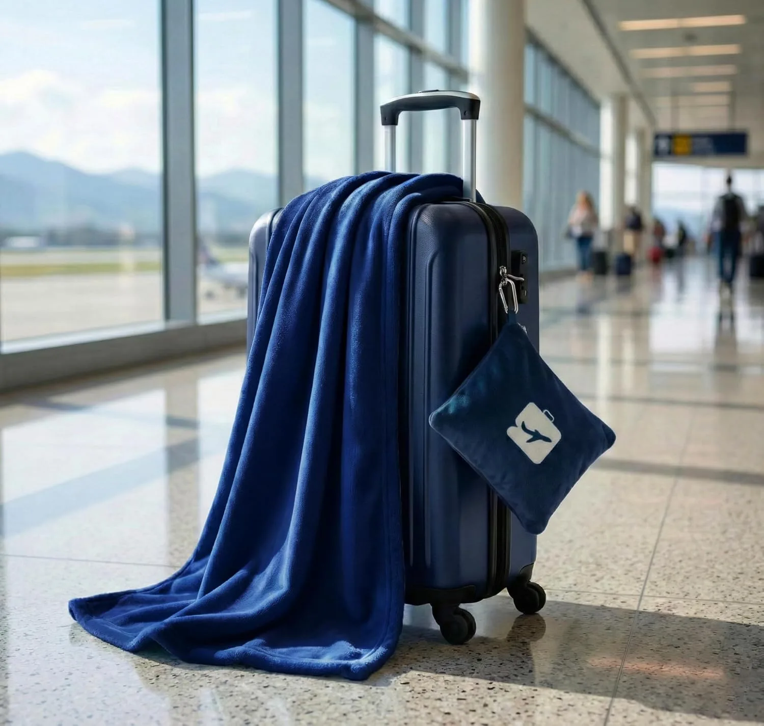 In-Depth Review: best travel pillow blanket - VAS COLLECTIONS Travel Pillow Blanket 2-in-1, Ultra Soft Flannel Blanket with Carry Case, 65x40 Inches, 6 VAS COLLECTIONS Travel - view 5