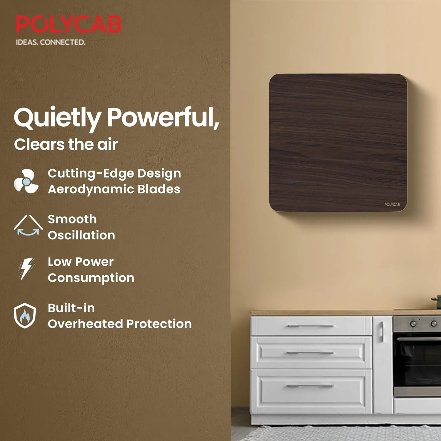 best exhaust fan bathroom - Polycab Freshly Prime 150mm Air 4 Polycab Freshly Prime 150mm - view 4