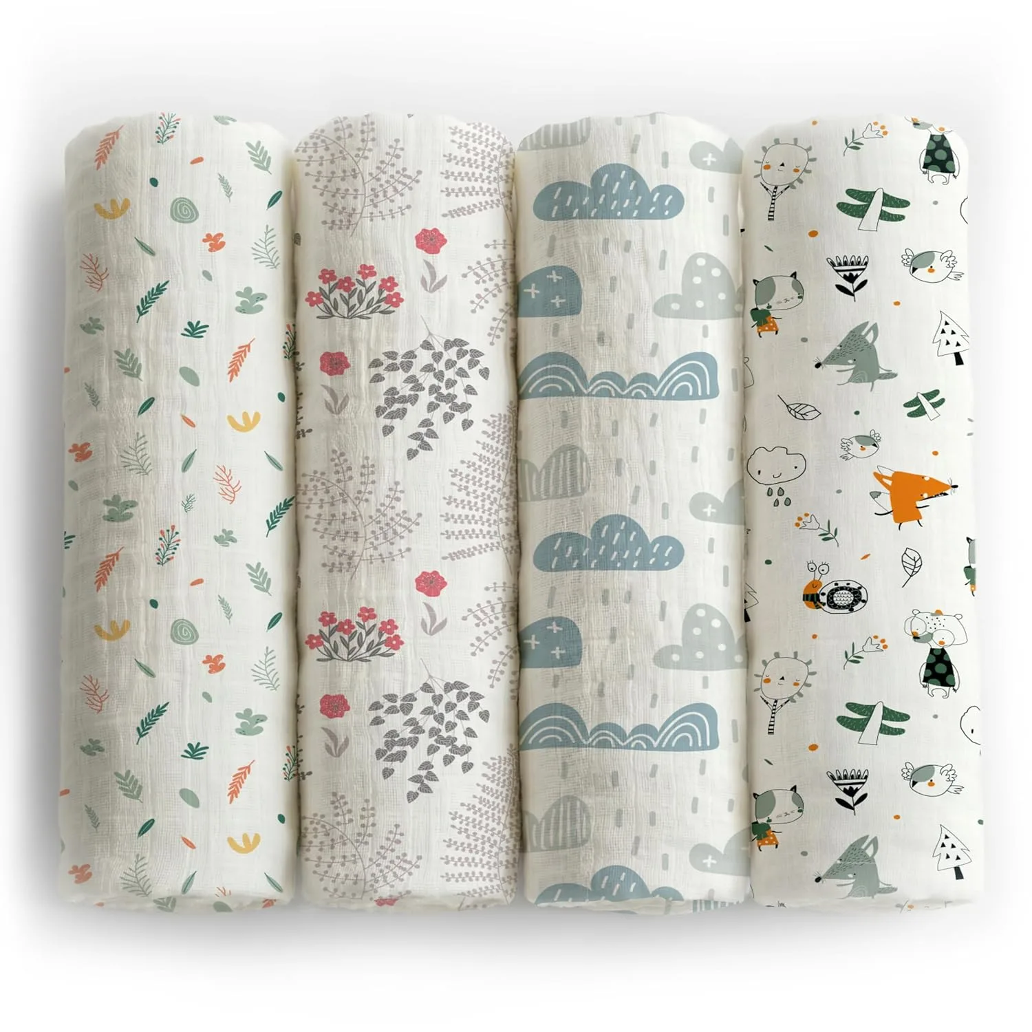In-Depth Review: best baby swaddle blanket - 100% Cotton Muslin Swaddle Wrap for Newborn Baby | Soft, Breathable Printed Mulmul Baby Swaddling Blanket 2 best baby swaddle blanket