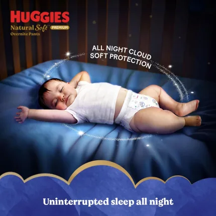 Huggies Natural Soft Overni - view 2