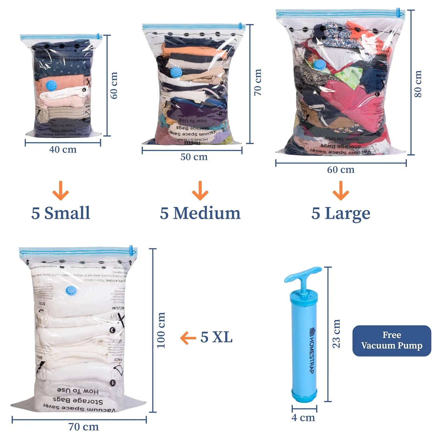 Homestrap Pack of 20 Vacuum S - view 2