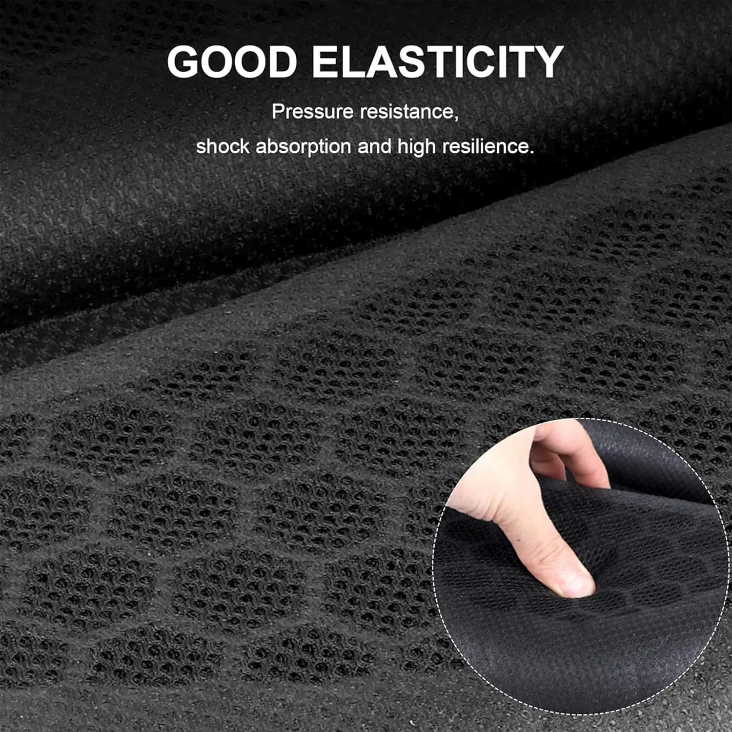 In-Depth Review: best bike seat cushion - GRAND PITSTOP Gel Air Seat Cushion | 3D Honeycomb Gel Structure | Universal Fit | Detachable Cover | Ideal f 6 GRAND PITSTOP Gel Air Sea - view 5