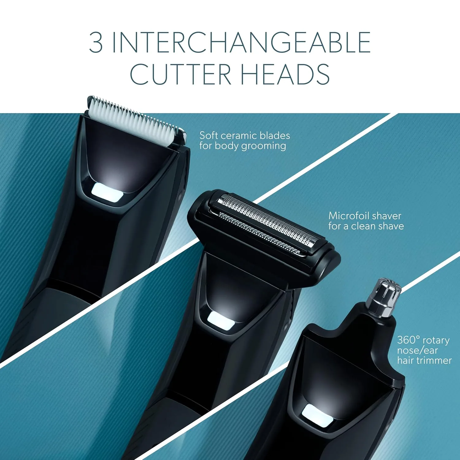 In-Depth Review: best hair trimmer men - Zlade Ballistic Neo All in One Trimmer for Men, Beard, Balls, Pubic Hair & Private Parts | 3 Heads, Beard & B 3 Zlade Ballistic Neo All i - view 2