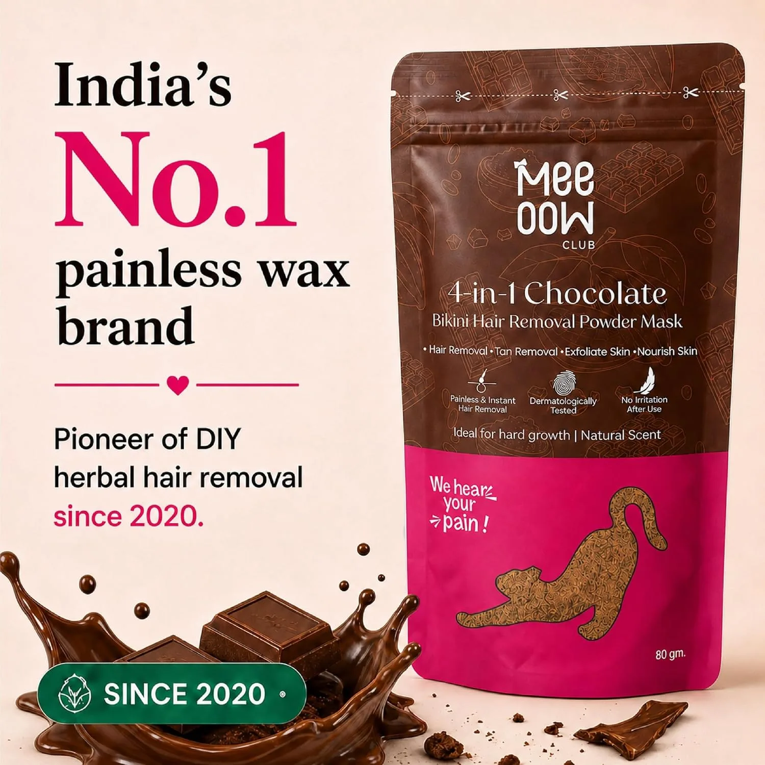 best waxing kit home - 4 in 1 Chocolate Bikini Line Hair Rem 2 4 in 1 Chocolate Biki - view 2