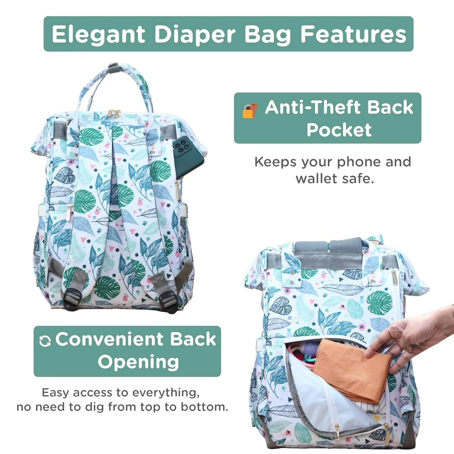 Motherly Patented Diaper Bag - view 4