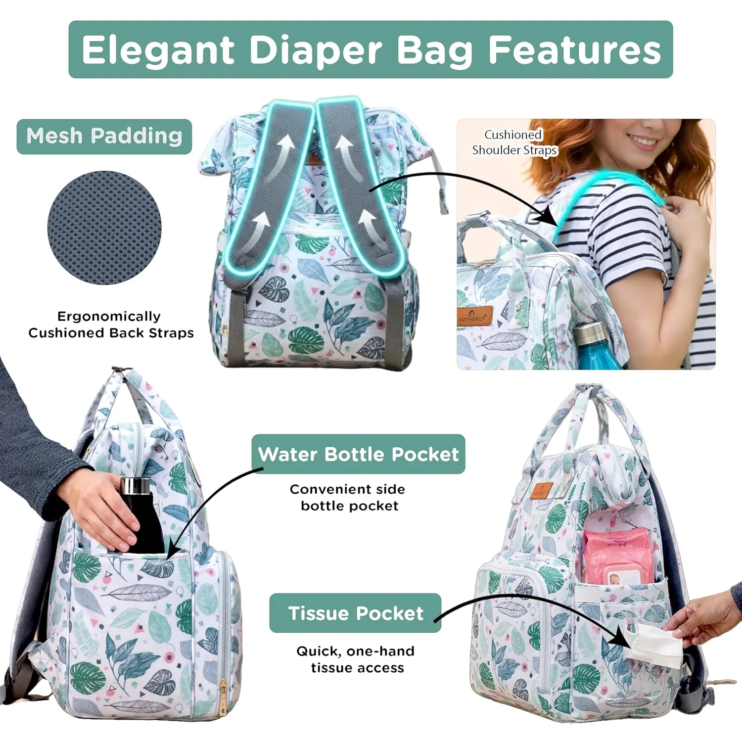 Motherly Patented Diaper Bag - view 5