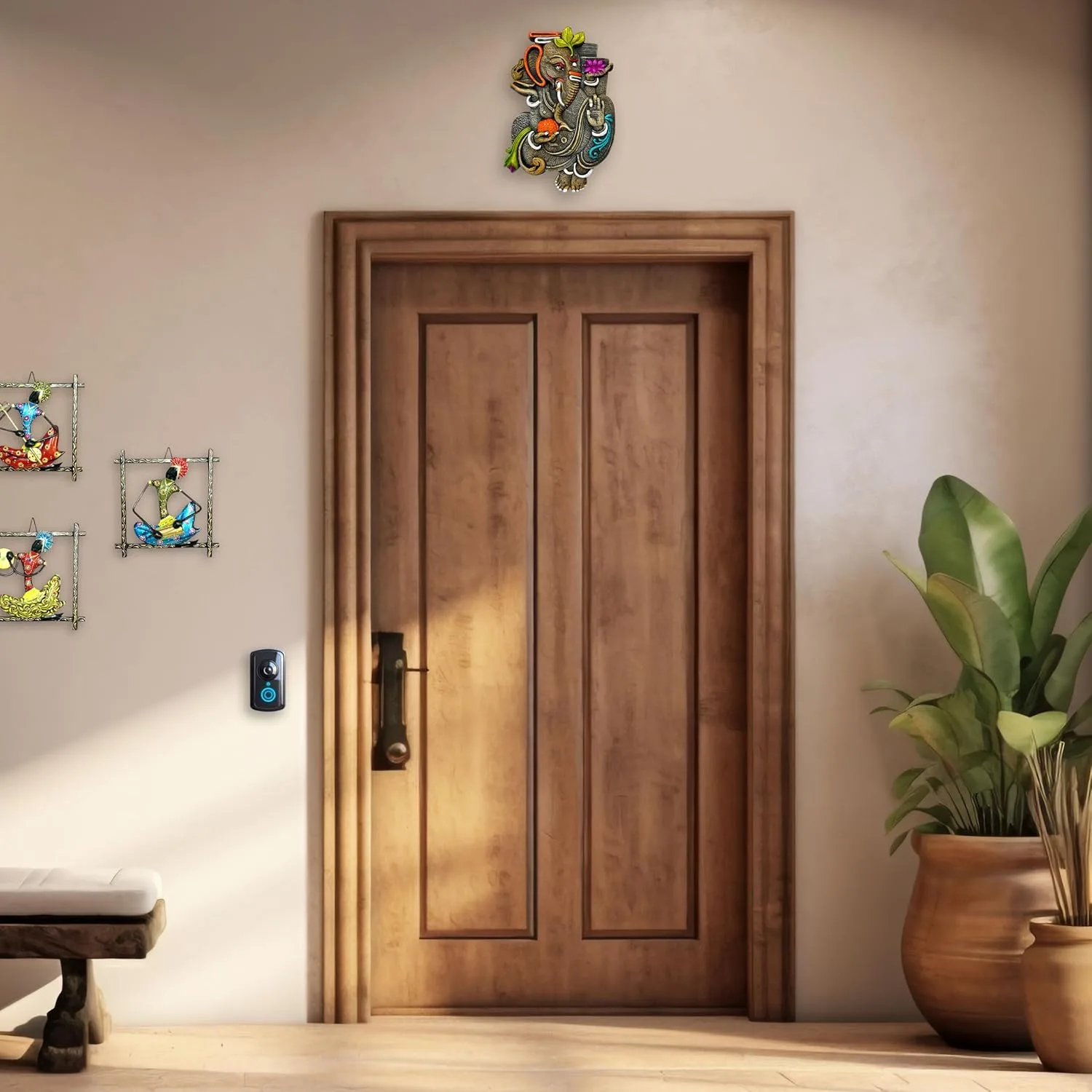 best terracotta home decor - Ganesh Ji Wall Hanging Idol Mur 3 Ganesh Ji Wall Hanging Ido - view 3