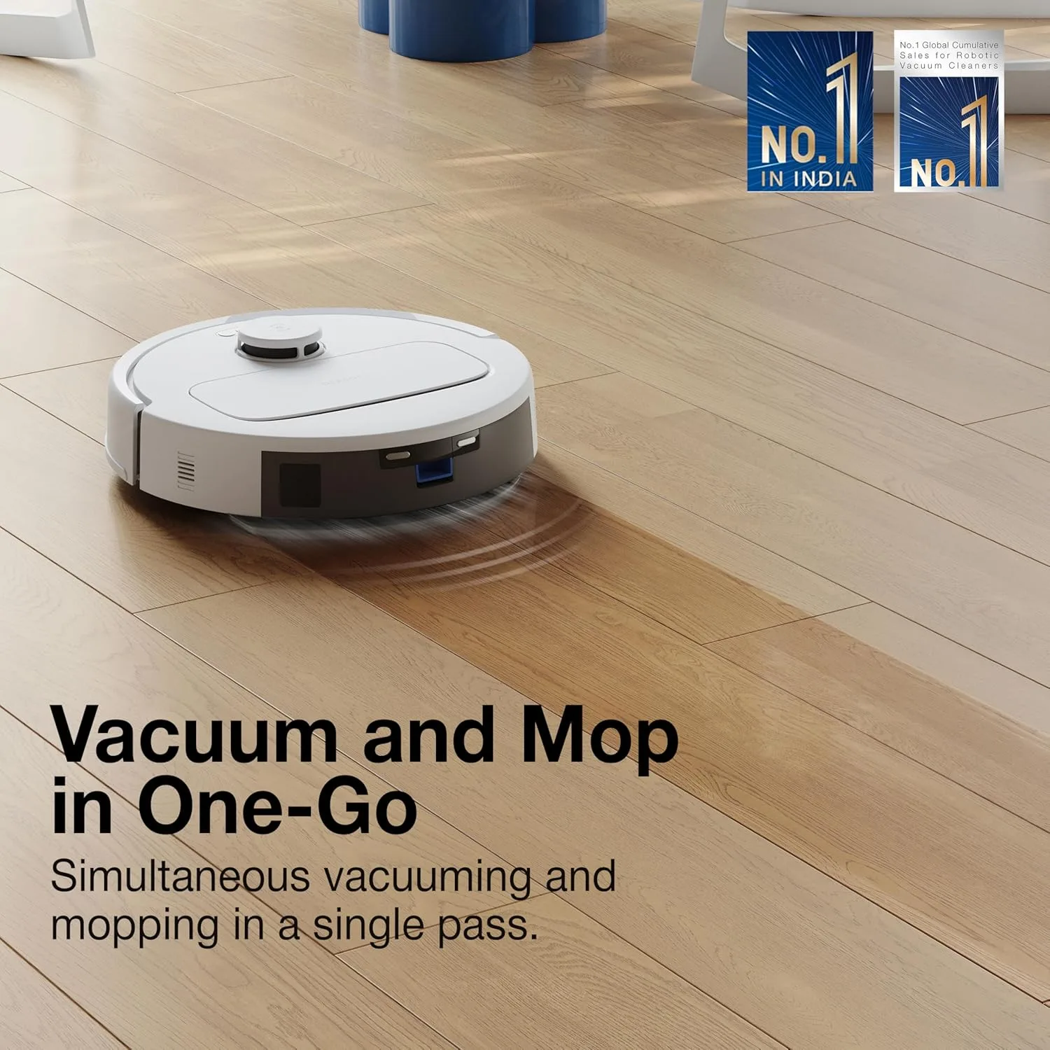 In-Depth Review: vacuum cleaner for home - ECOVACS DEEBOT N30 White 2 in 1 Robot Vacuum Cleaner & Mop, New Launch, 10000 Pa Suction, 5200mAh Battery, 8 ECOVACS DEEBOT N30 White 2 - view 7