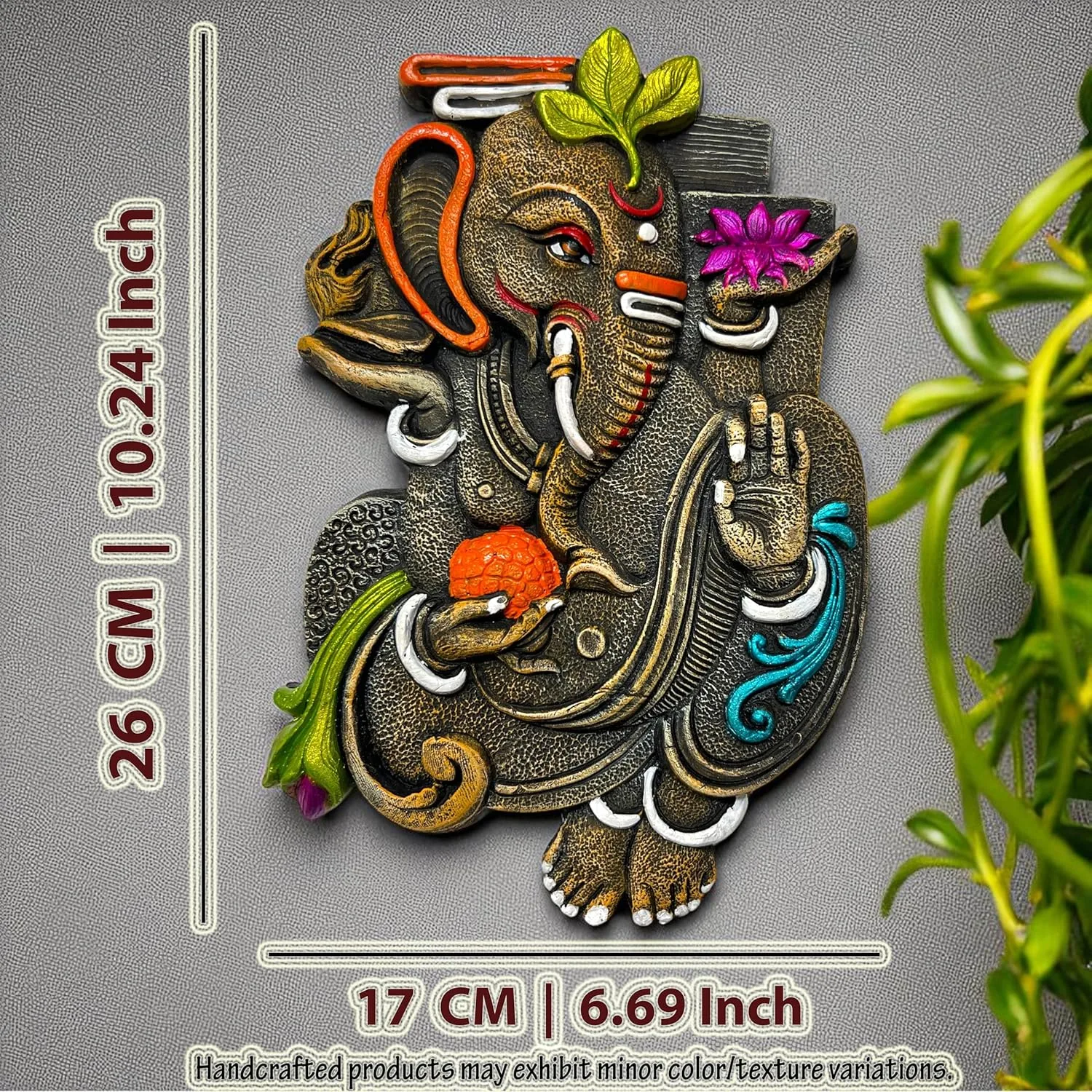 best terracotta home decor - Ganesh Ji Wall Hanging Idol Mur 4 Ganesh Ji Wall Hanging Ido - view 4