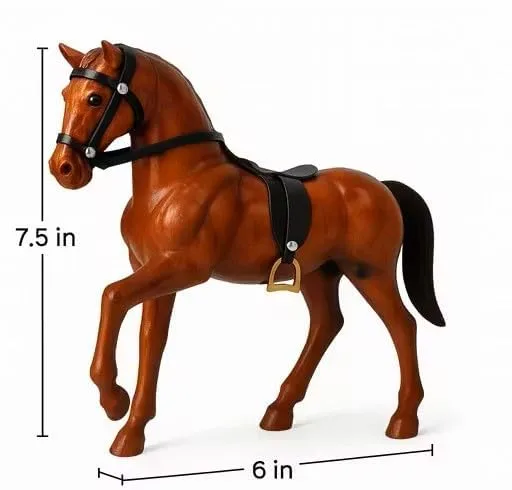Handicraft Standing Horse Deco - view 2