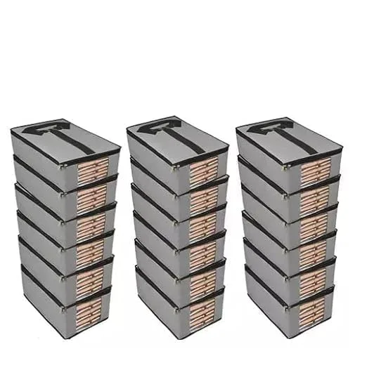 best closet organizer bags – Grey Wardrobe Storage Organizer