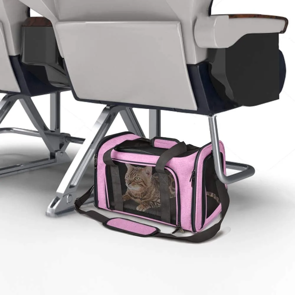 In-Depth Review: best pet travel bag - PETANGEL Airline Approved Cat Carriers Small Dog Carrier Pet Carrier Bag for Kittens Puppies up to 4Kg, Small D 5 PETANGEL Airline Approved Ca - view 4