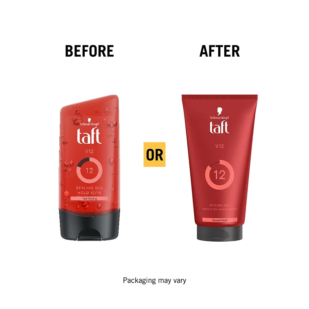 In-Depth Review: best hair gel men - Schwarzkopf TAFT Power V12 Hair Gel With Speed Hold Technology |Fast Drying formulation| Moisturising formula| No 10 best hair gel men view 8