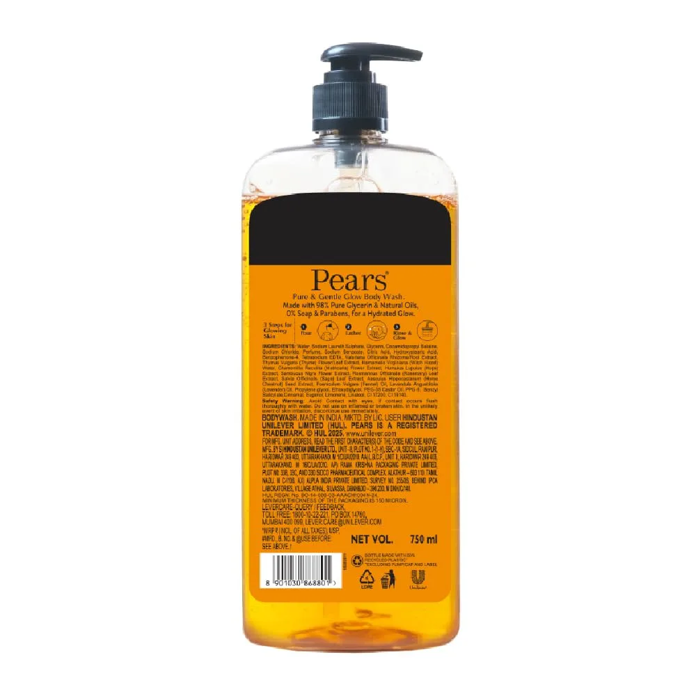 In-Depth Review: best liquid soap bathing - PEARS Pure & Gentle Body Wash, 750 ml, for Soft & Smooth Skin, with 98% Pure Glycerin & Nat 11 PEARS Pure & Gentle - view 10