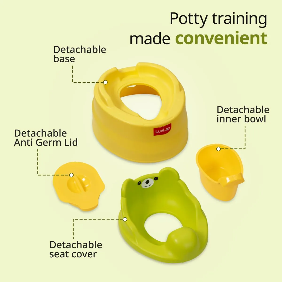 best baby potty training seat - LuvLap Adaptable 2 in 1 Pott 2 LuvLap Adaptable 2 in 1 Po - view 2
