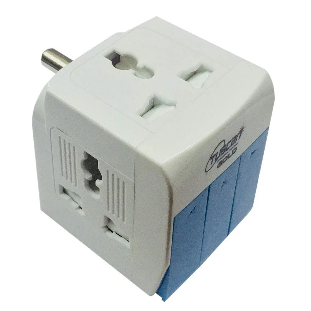 best travel adapter plug - Hi-Plasst 3-Pin Multi Plug Socket 4 Hi-Plasst 3-Pin Multi Plug So - view 4