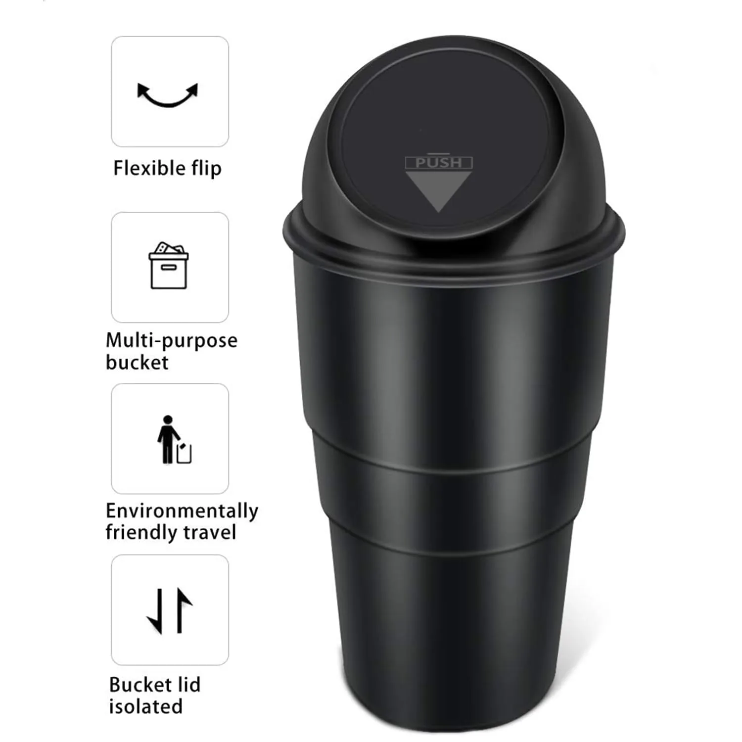 In-Depth Review: best travel car organizer - Oblivion Car Dustbin 2 Pc – Waste Management Bin for Car, Office, Home & Vehicle – Car Accessori 7 best travel car organizer view 5