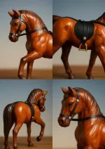 Handicraft Standing Horse Deco - view 4