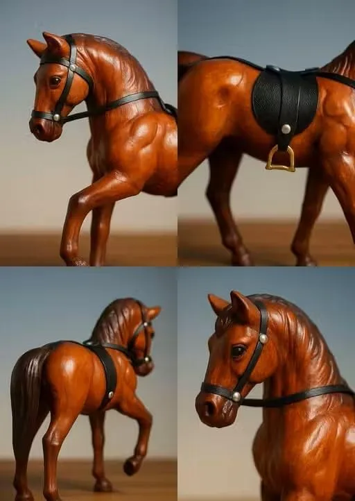 Handicraft Standing Horse Deco - view 4