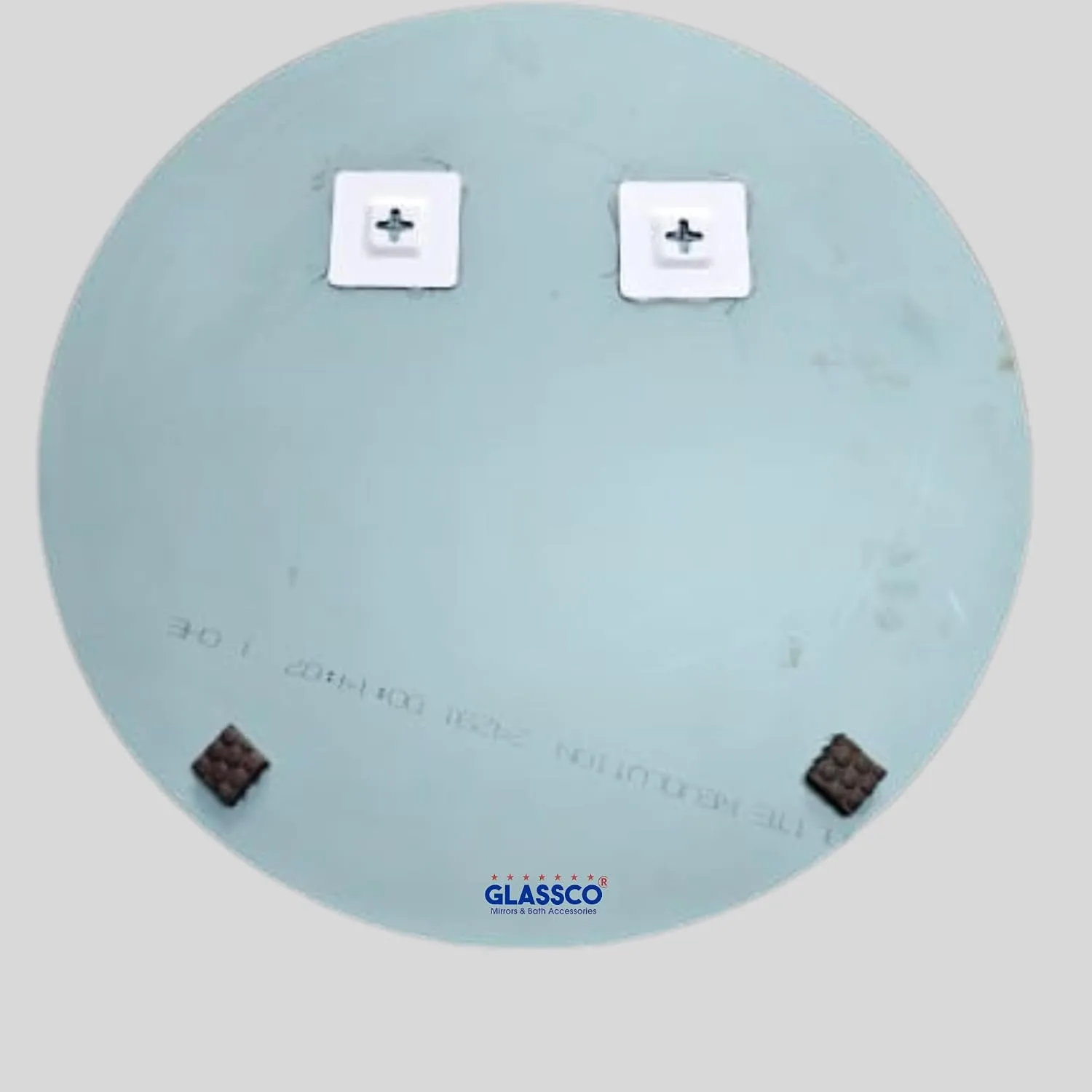 In-Depth Review: best decorative mirror round - Glassco Round Frameless Decorative Mirror for Bathroom Wall, Home Dcor, Washbasin and Livingroom with 5 Glassco Round Frameless Dec - view 4