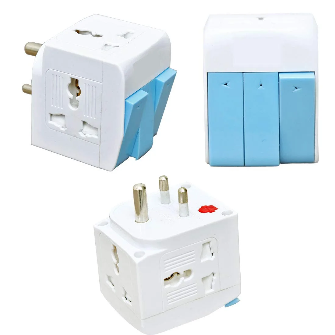 best travel adapter plug - Hi-Plasst 3-Pin Multi Plug Socket 7 Hi-Plasst 3-Pin Multi Plug So - view 7