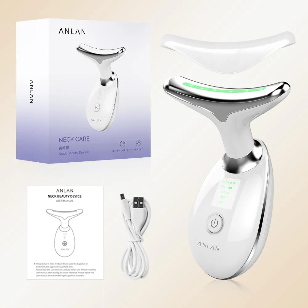 In-Depth Review: best led facial device - Anlan Red Light Therapy Face Massager, Skin Lift Device With 7 Colors, 3 Modes Led Facial Sculptor For Skint 10 Anlan Red Light Therapy F - view 9