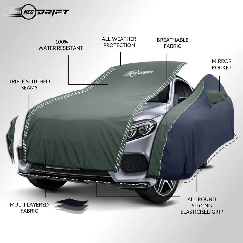 In-Depth Review: best car cover waterproof - NEODRIFT ‘SuperTech’ Car Cover for Hyundai Creta (Dolphin Antenna) (100% Water-Resistant, All 4 NEODRIFT ‘SuperTech - view 3