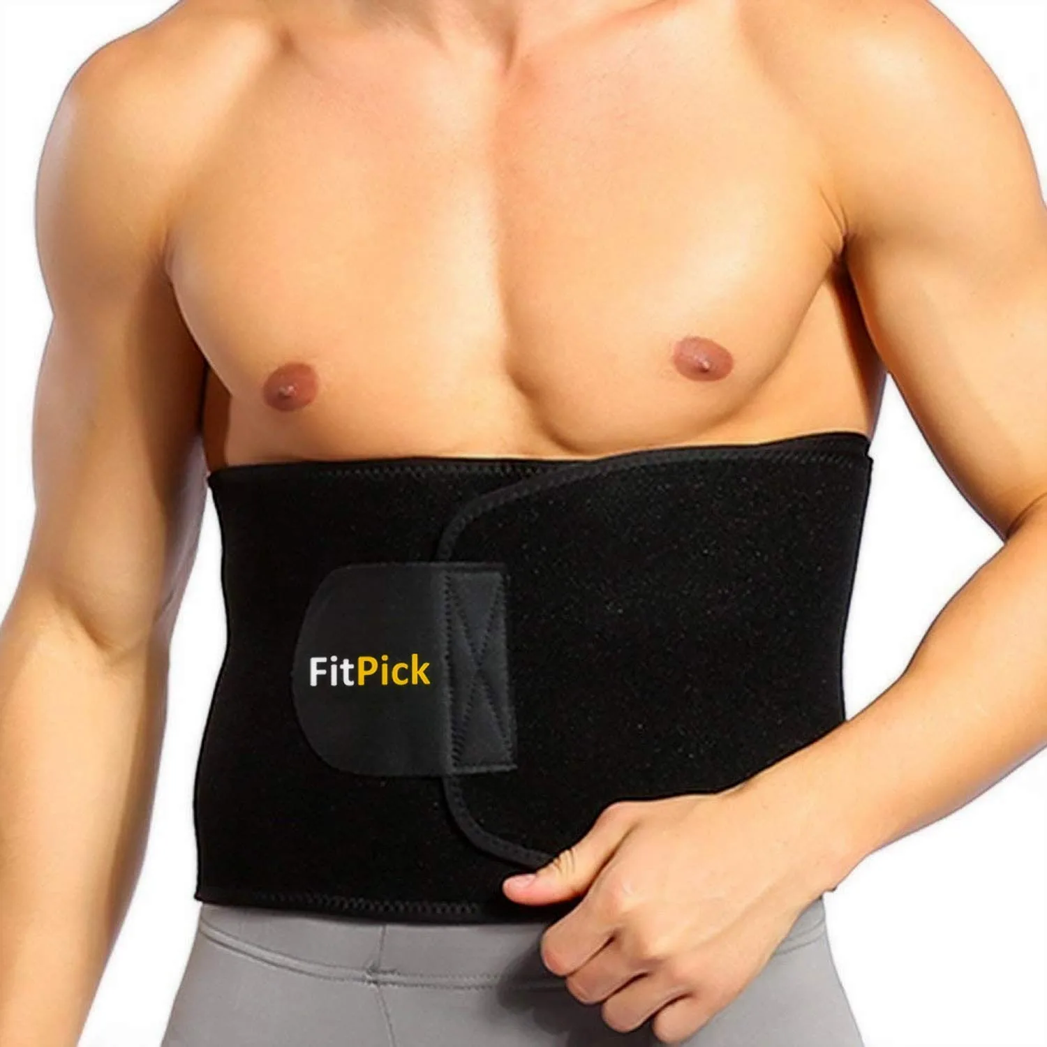 best waist trainer belt - FIT PICK Sweat Belt, Stomach Belt 5 FIT PICK Sweat Belt, St - view 5
