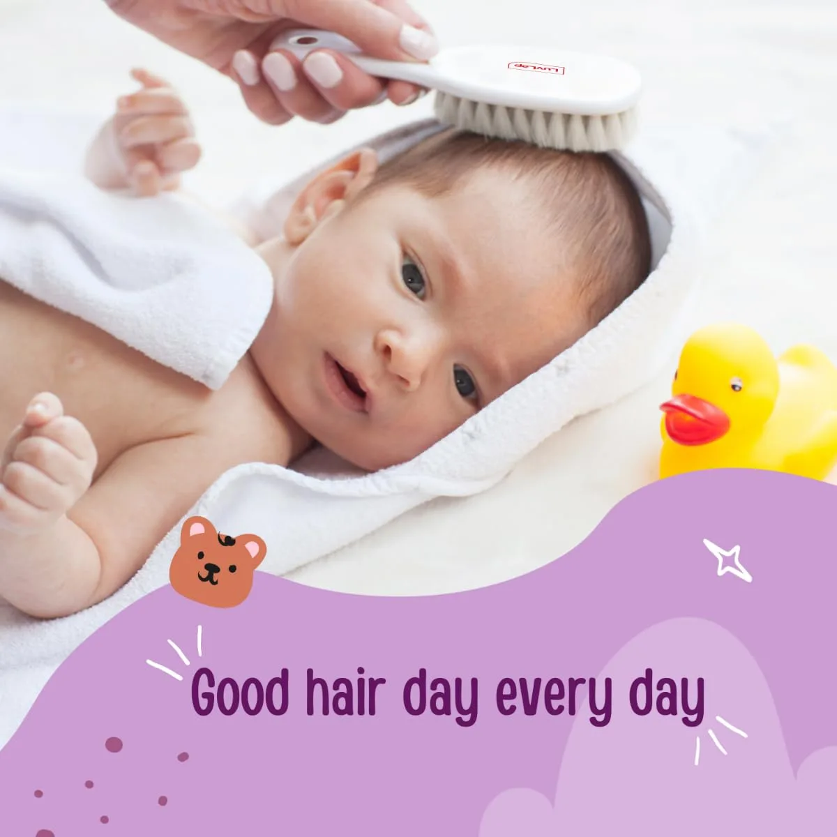 LuvLap Elegant Baby Comb & - view 4
