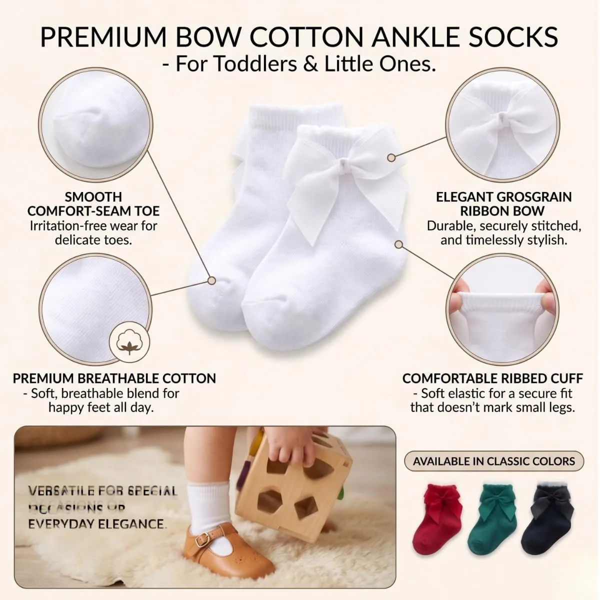Baby Girls Ankle Socks w - view 5