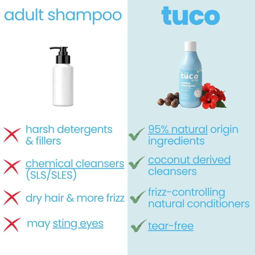 best kids shampoo - Tuco Kids Mild Shampoo for Kids, Soapnut 5 Tuco Kids Mild Shampoo f - view 5