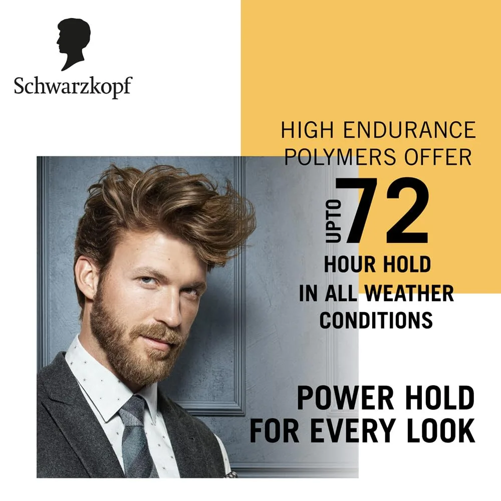 In-Depth Review: best hair gel men - Schwarzkopf TAFT Power V12 Hair Gel With Speed Hold Technology |Fast Drying formulation| Moisturising formula| No 5 best hair gel men view 3
