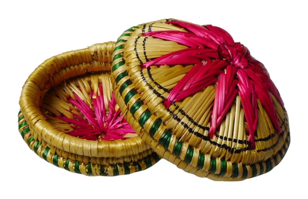 In-Depth Review: best sikki grass craft - Nutan Creations Handmade Sikki Grass Panvatti Box Multi-Color – Eco-Friendly – Lightweight and D 3 Nutan Creations Handmade - view 2