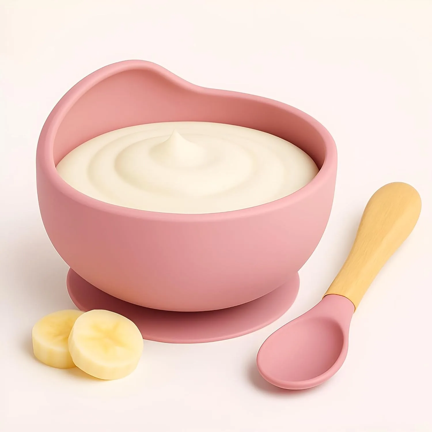 In-Depth Review: best baby snack cup - Baby Feeding Bowl & Spoon Set | Silicone Suction Bowl for Baby Food | BPA-Free Baby Bowl and Spoon Set | (Wine 2 best baby snack cup