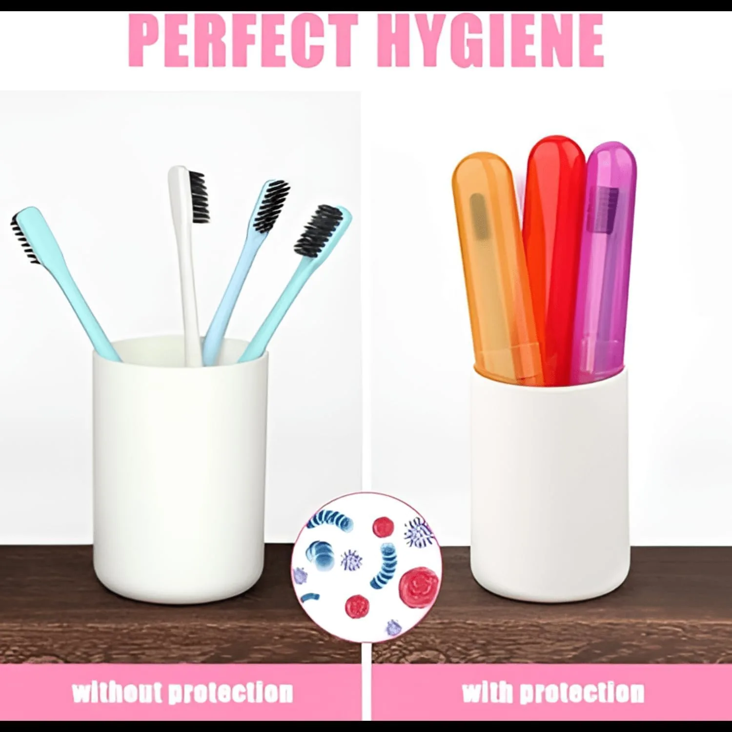 In-Depth Review: best travel toothbrush case - Boniry 4 Pcs Plastic Portable Travel Toothbrush Holder Storage Case/Toothpaste Case Holder/Plastic Toot 4 Boniry 4 Pcs Plastic Porta - view 3