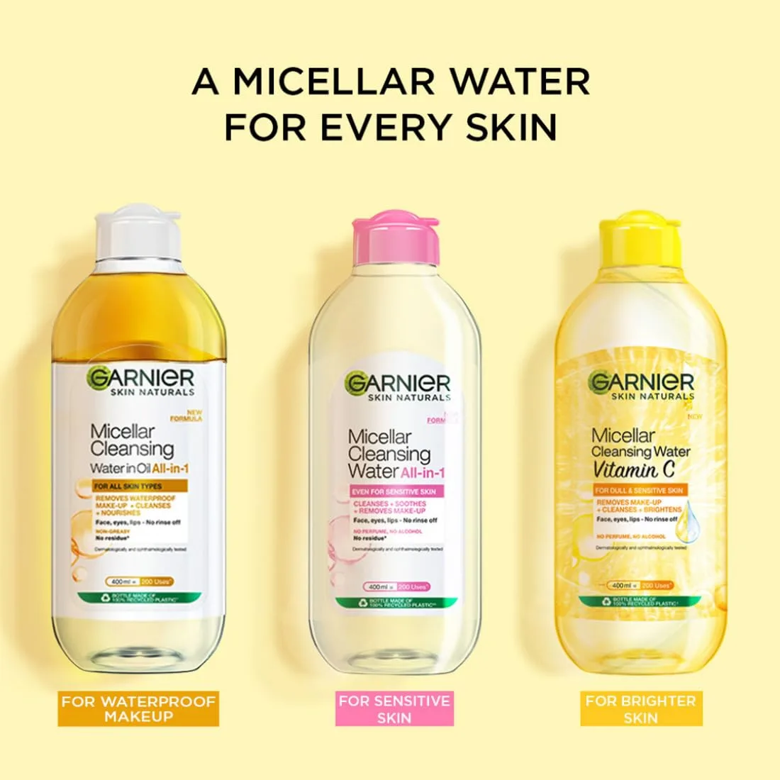 In-Depth Review: best micellar water - Garnier Skin Naturals, Cleansing Water for Waterproof Makeup, Nourishing Formula, Micellar Oil-Infused Cleansin 5 Garnier Skin Naturals, Clea - view 4