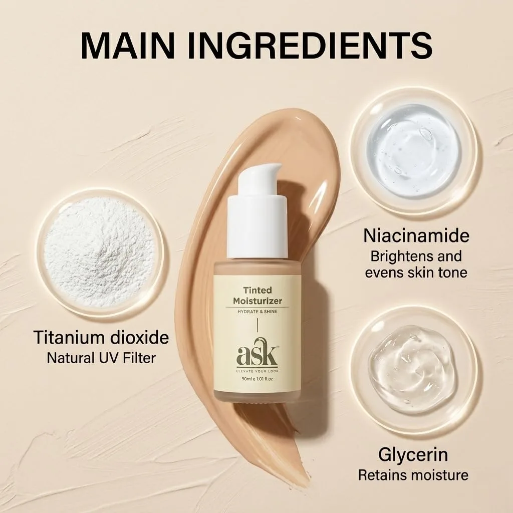 In-Depth Review: best bb cream - ASK Tinted Moisturizer Cream for Men 30ml | BB Cream | Improves Uneven Skin Tone | Lightweight | Non-Greasy | Hydrati 4 ASK Tinted Moisturizer - view 3