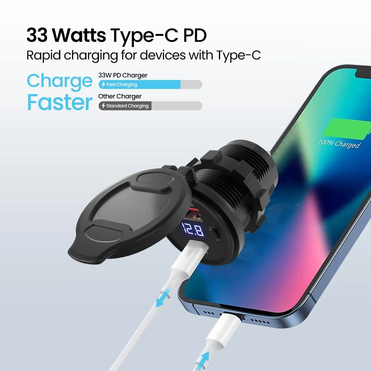Portronics Spark 51W Multi-Veh - view 3