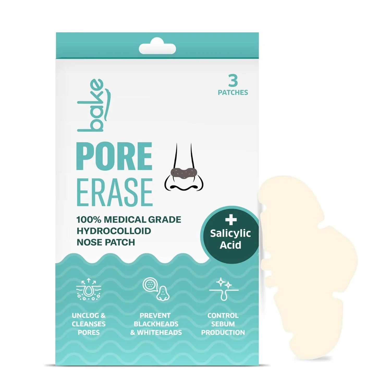 In-Depth Review: best blackhead remover tool - BAKE 2% Salicylic Acid Nose Strips for Blackheads Removal, Whiteheads & Pore Cleansing | Hydrocolloid N 1 best blackhead remover tool