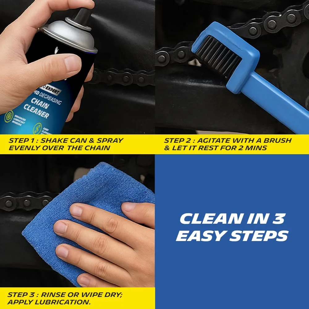 In-Depth Review: best bike chain cleaner - MICHELIN Bike Chain Cleaner Spray 150ml | Powerful Degreaser for Motorbike & Bicycle Chains | Easily Remove 8 MICHELIN Bike Chain Cleaner - view 7